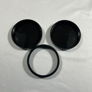 Magic Bullet Replacement Parts 2 Lids and 1 Lip Ring Black Set for Blenders